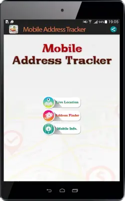 Mobile Address Tracker android App screenshot 2