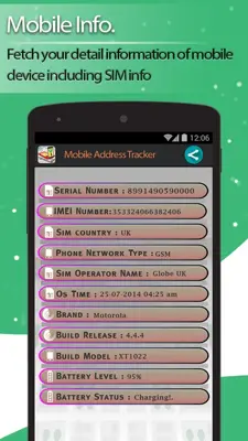 Mobile Address Tracker android App screenshot 4