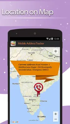 Mobile Address Tracker android App screenshot 5